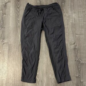 Lululemon 8 Dance Studio 27” Gray Jogger Hiking Workout Casual Travel Gym Pants